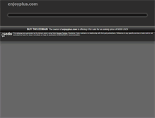 Tablet Screenshot of enjoyplus.com